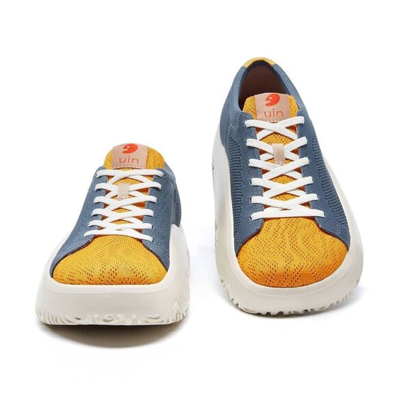 UIN Men’s Chunky Fashion Sneakers Travel Shoes (AMBER GREY VIGO IV ) - Picture 8 of 9